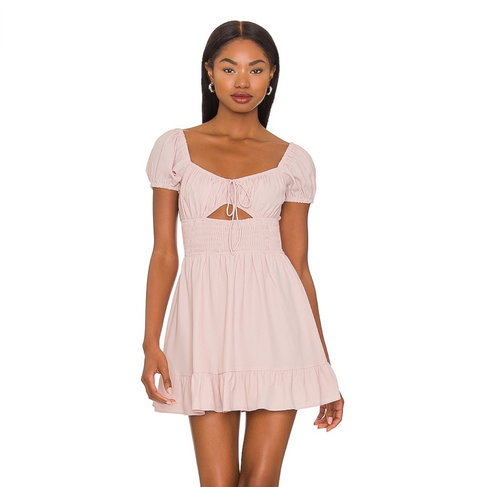 More to come puff sleeve mini dress